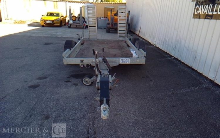 HUBIERE REMORQUE PORTE-ENGIN CU 2T8  FF-869-ZW