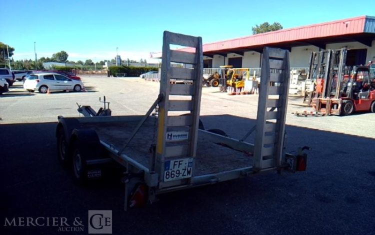 HUBIERE REMORQUE PORTE-ENGIN CU 2T8  FF-869-ZW