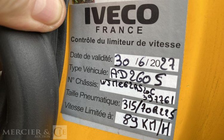 IVECO PORTEUR PORTE ENGINS STRALIS 420 DIESEL – PTAC : 32,25 T -282718 KMS – AN 2019  FG-317-YL