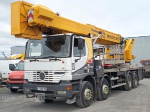 ACTROS AVEC  NACELLE MULTITEL – J352 TA – 52 M – DIESEL – 8454 H – ANNEE 2001  FT-918-ZR