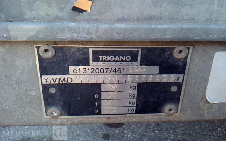 TRIGANO REMORQUE 500KG  FV-057-JW