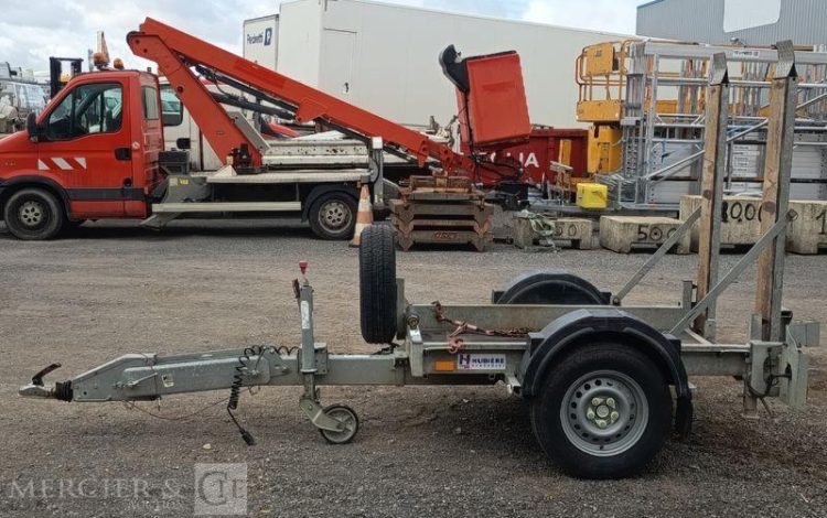 HUBIERE REMORQUE PORTE ROULEAU – PTAC : 1,3  TONNE – ANNEE 2021  FW-775-KF