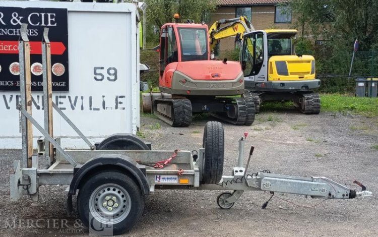 HUBIERE REMORQUE PORTE ROULEAU – PTAC : 1,3  TONNE – ANNEE 2021  FW-775-KF