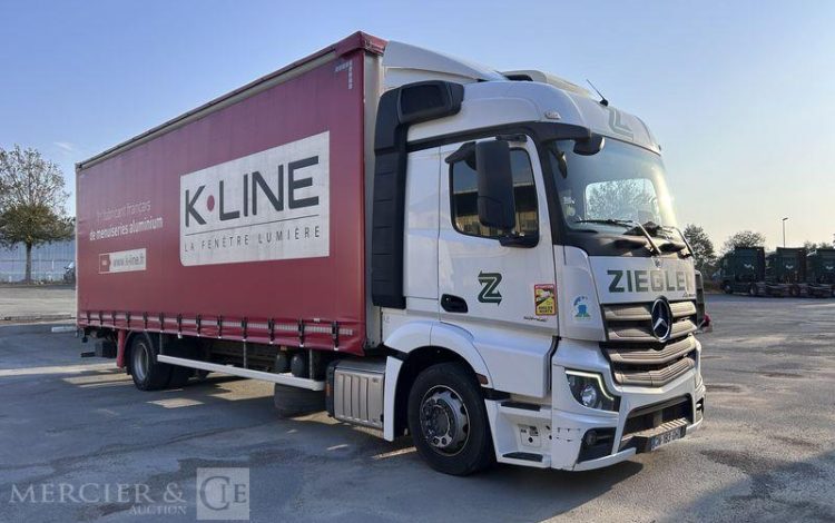 MERCEDES ACTROS 1845 CAISSE HAYON BLANC GN-183-GH