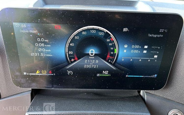 MERCEDES ACTROS 1845 CAISSE HAYON BLANC GN-183-GH