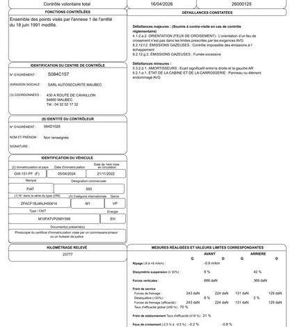 FIAT 500 1,0 70CH GRIS GW-151-FF