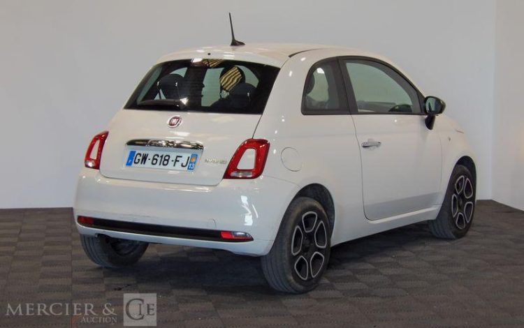 FIAT 500 1.0 MHEV 70ch CLUB BSG BLANC GW-618-FJ