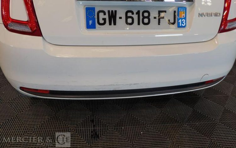 FIAT 500 1.0 MHEV 70ch CLUB BSG BLANC GW-618-FJ