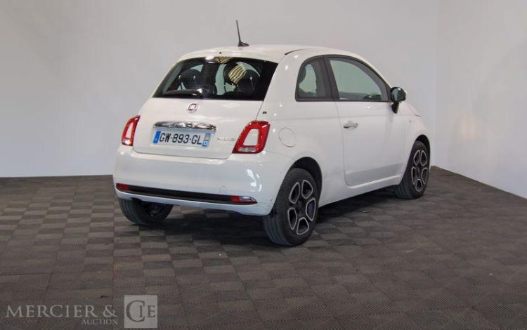 FIAT 500 1.0 MHEV 70ch CLUB BSG BLANC GW-893-GL