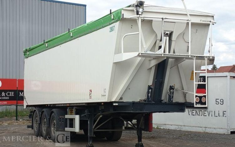 SOCARI SEMI REORQUE BENNE CEREALIERE BASCULANTE 3 ESSIEUX – PTAC 38 TONNES – ANNEE 2024  GX-212-LH