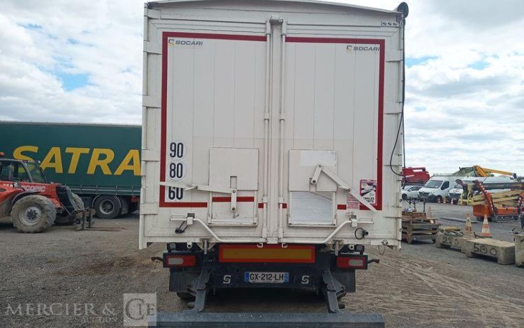 SOCARI SEMI REORQUE BENNE CEREALIERE BASCULANTE 3 ESSIEUX – PTAC 38 TONNES – ANNEE 2024  GX-212-LH
