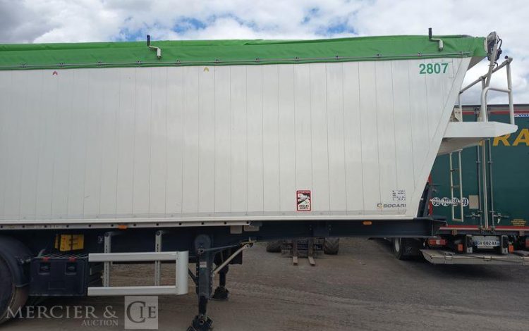 SOCARI SEMI REORQUE BENNE CEREALIERE BASCULANTE 3 ESSIEUX – PTAC 38 TONNES – ANNEE 2024  GX-212-LH