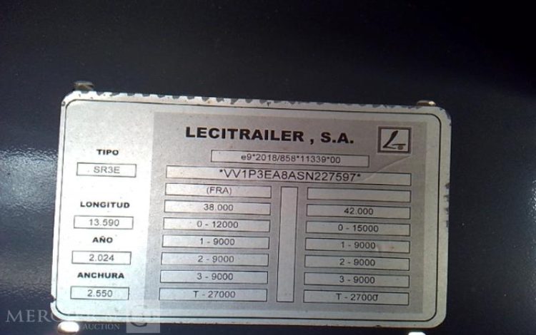 LECITRAILER SREM  GX-722-HH