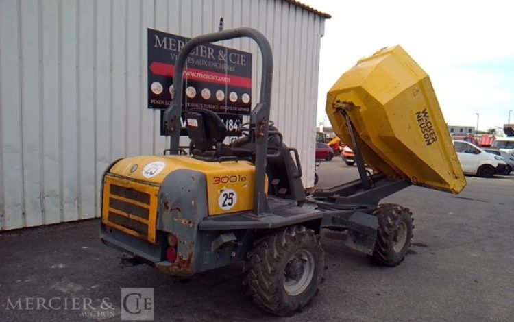 WACKER NEUSON DUMPER 3001 S GYRABENNE – 3T – 3208H – AN2015  GYR747003