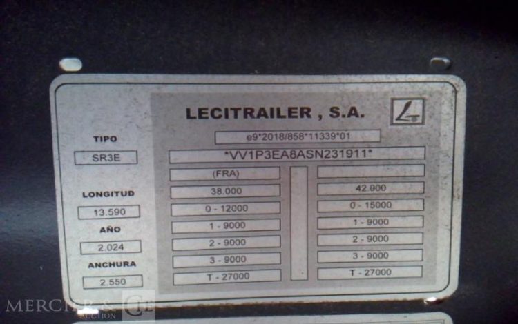 LECITRAILER SREM  HA-722-LG