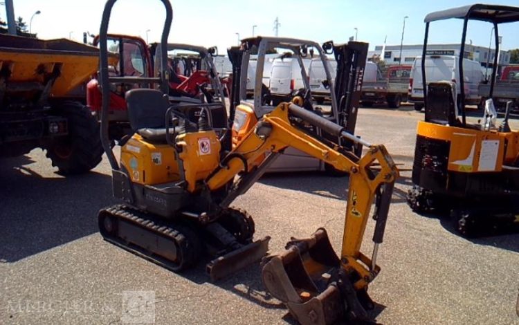 YANMAR MICRO-PELLE CANOPY SV08-1A – 3 GODETS – 1T – 2082H – AN2016  MIN010632