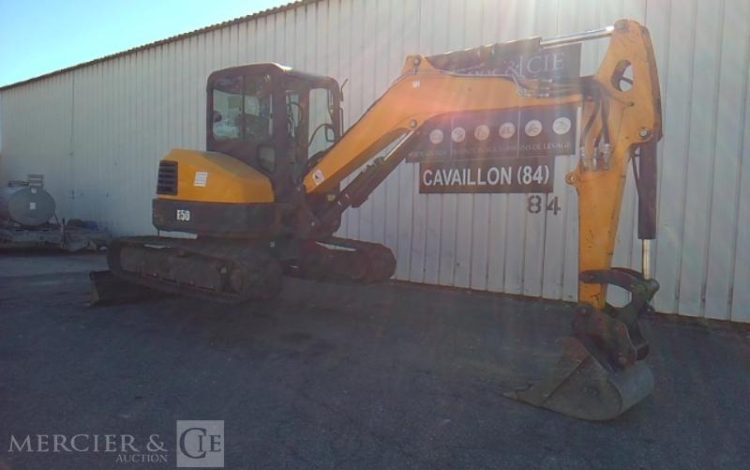 BOBCAT MINI-PELLE E50- 1 GODET – 5T – 3948H – AN2016  PEL010644