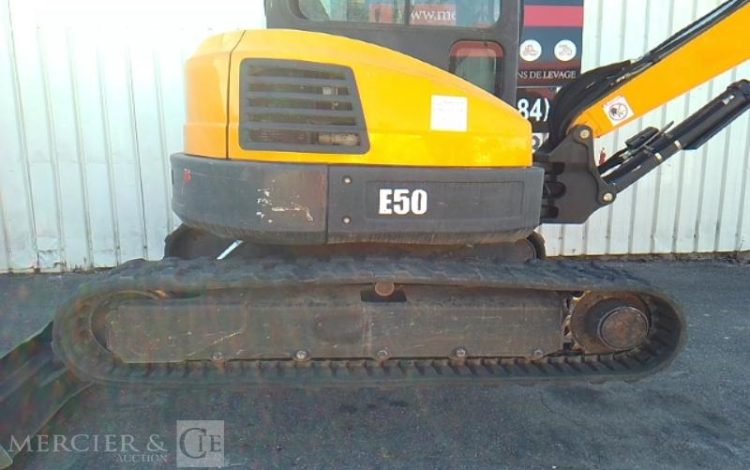 BOBCAT MINI-PELLE E50- 1 GODET – 5T – 3948H – AN2016  PEL010644