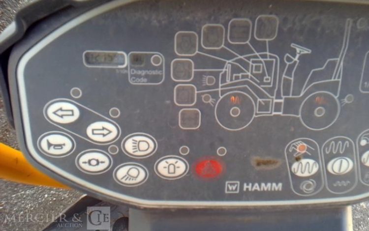 HAMM ROULEAU DOUBLE BILLES HD12VV – 2159H – AN2014  ROU010209