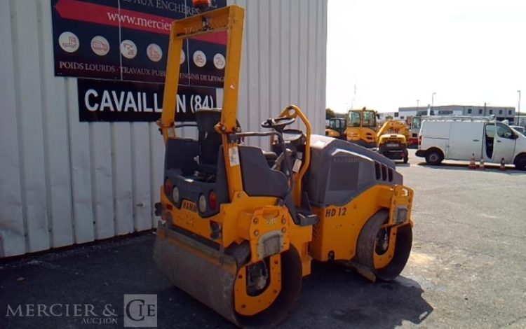 HAMM ROULEAU DOUBLE BILLES HD12VV – 2159H – AN2014  ROU010209