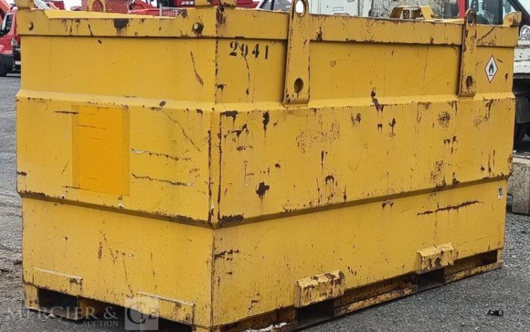 WESTERN CUVE A FIOUL SUR SKID AVEC PASSAGE DE FOURCHES – CAPACITE 2000 LITRES  TAN748207