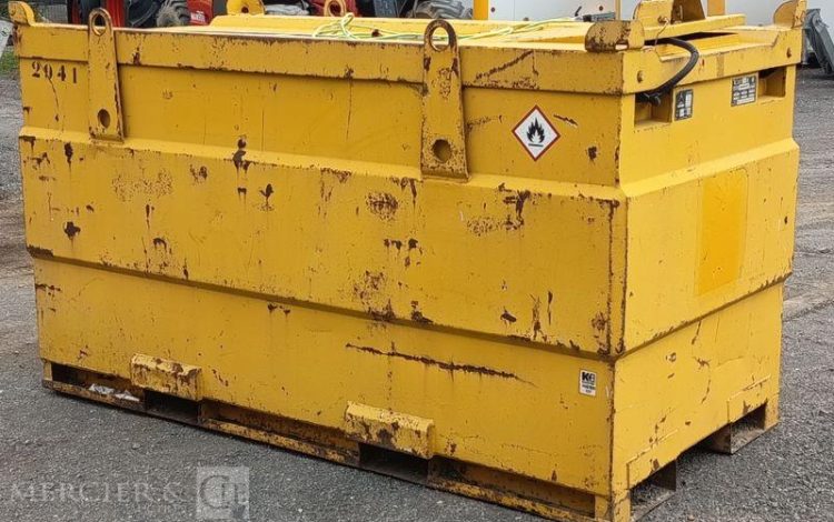 WESTERN CUVE A FIOUL SUR SKID AVEC PASSAGE DE FOURCHES – CAPACITE 2000 LITRES  TAN748207