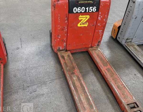 LINDE TRANSPALETTE ELECTRIQUE – AN 2021 – 847 HEURES ROUGE Y60156