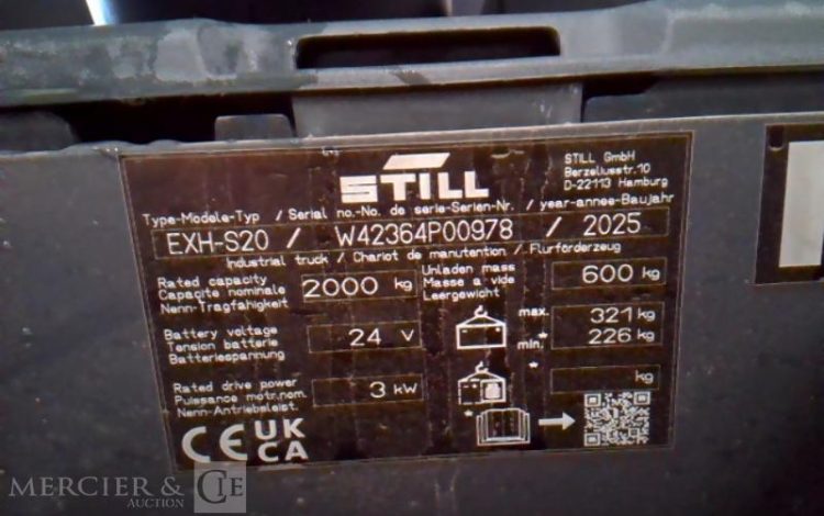 STILL TRANSPALETTE AUTO-PORTE  100.978