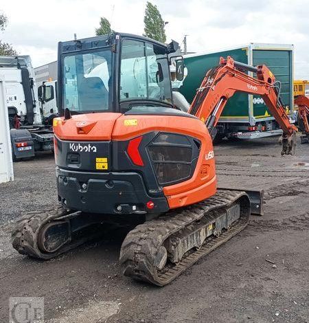 KUBOTA MINIPELLE U50-5 LUXE SUR CHENILLES DIESEL 5T – 2039 HEURES – ANNEE 2022  12190