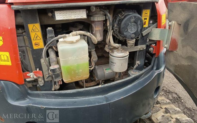 KUBOTA MINIPELLE U17-3x LUXE SUR CHENILLES A VOIE VARIABLE DIESEL 1,7T -1532H – AN 2023  12824