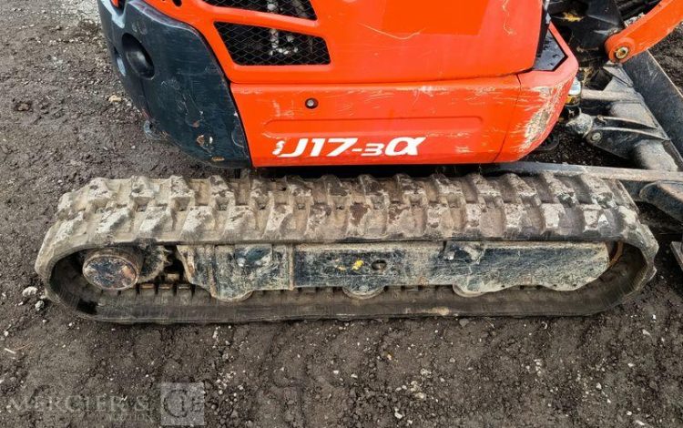 KUBOTA MINIPELLE U17-3x LUXE SUR CHENILLES A VOIE VARIABLE DIESEL 1,7T -1532H – AN 2023  12824