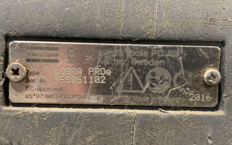 ATLAS COPCO COBRA PROE  PIQ010705