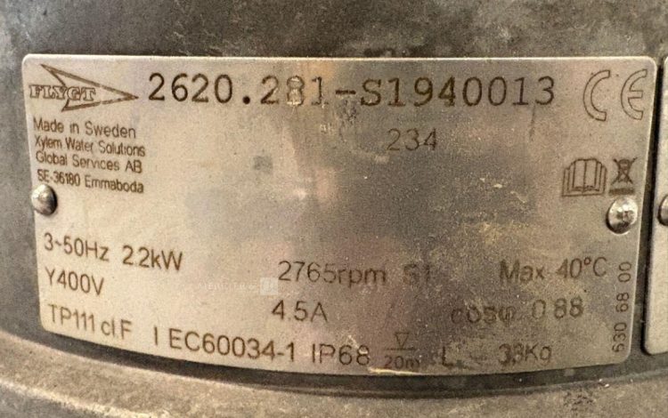 FLYGT 2620.281-S1940013  POM010114