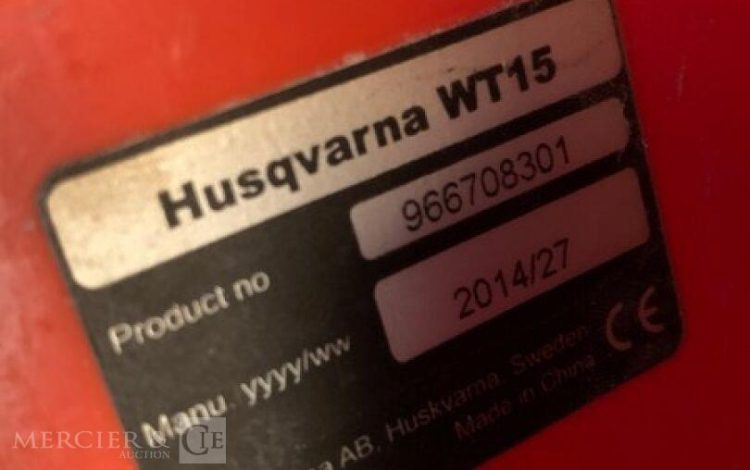 HUSQVARNA WT15  TAN011161
