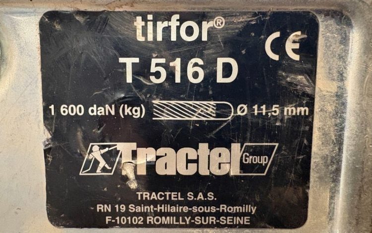 TRACTEL TIRFOR T516D  TIR010249