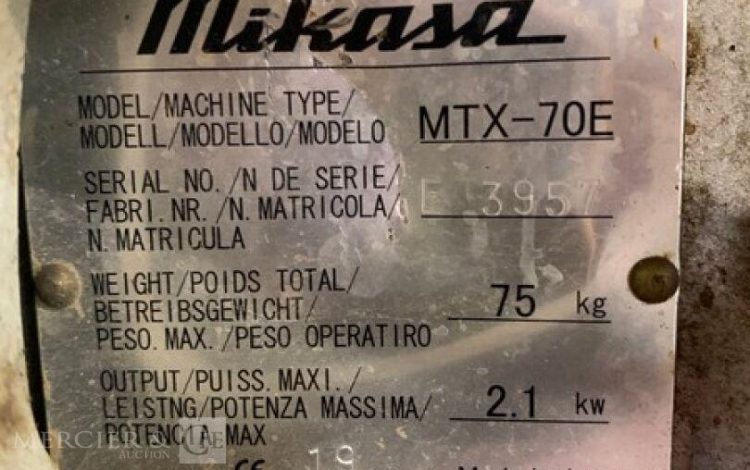 MIKASA MTX-70E  PIL012830