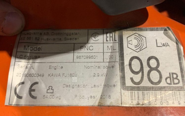 HUSQVARNA LC551VBP  19MAM92026