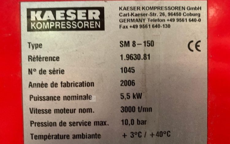 KAESER SM8-150  34MAM92026