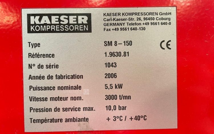 KAESER SM8-150  87MAM92026