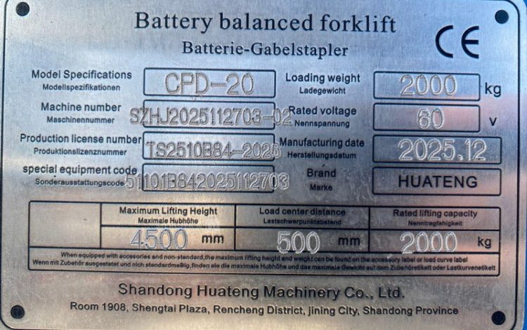 SHANDONG HUATENG CPD-20  S703-02