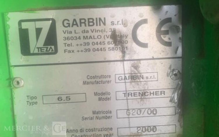 GARBIN 6,5 TRENCHER  R9