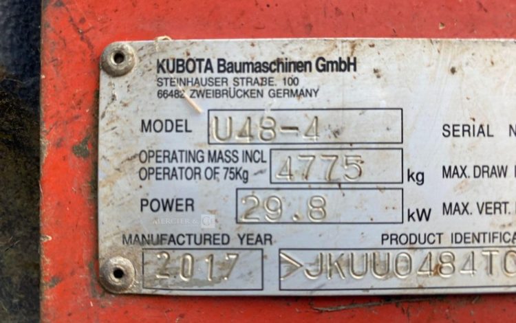 KUBOTA U48-4  PEL747029