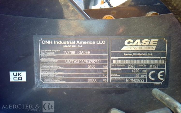 CASE TV370B-RGV-EU  28292