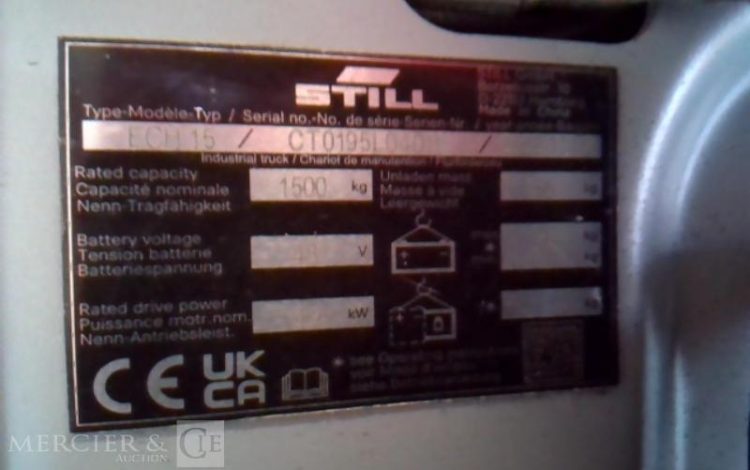 FENWICK TRANSPALETTE MT15 / STILL ECU 15C  4.011