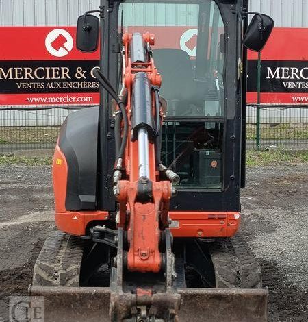 KUBOTA MINIPELLE U27-4 HI SUR CHENILLES DIESEL 2,6 T – 1520 HEURES – ANNEE 2023  77398