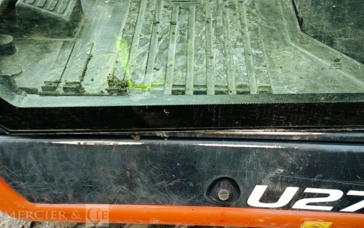 KUBOTA MINIPELLE U27-4 HI SUR CHENILLES DIESEL 2,6 T – 1520 HEURES – ANNEE 2023  77398
