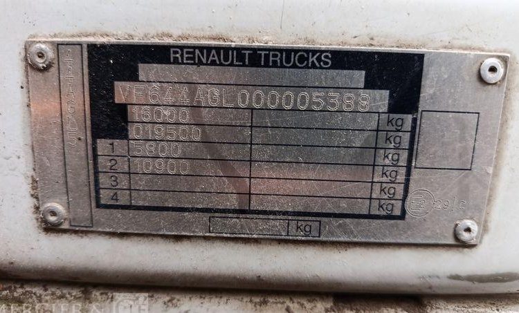 RENAULT 220DXI HAYON – EN DESIGNATION(93)  BP-909-RR