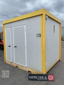 BODARD BUNGALOW SANITAIRE AVEC PASSAGE DE FOURCHES – EQUIPE DOUCHE / AUGE ET WC BLANC BU1010077