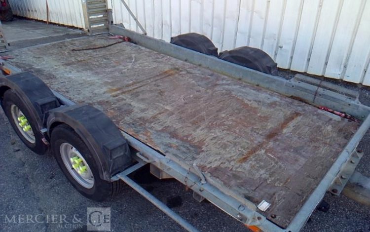HUBIERE REMORQUE PORTE-ENGIN CU 2T8  CK-148-FB