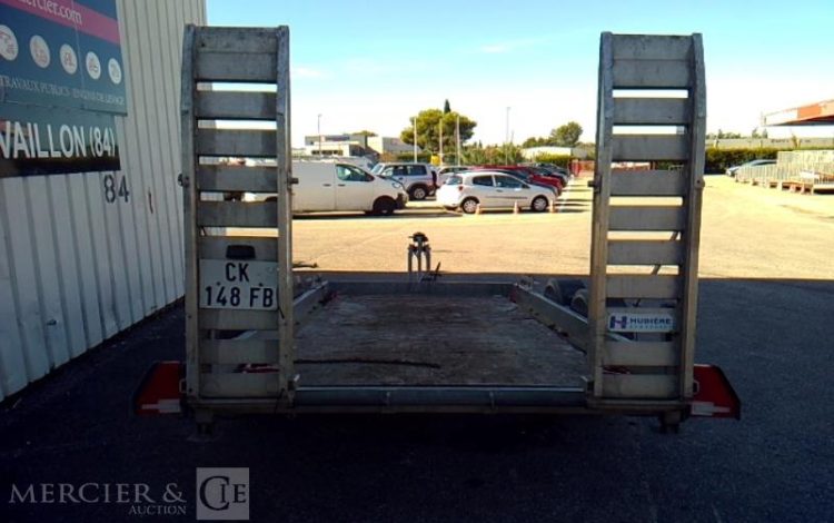 HUBIERE REMORQUE PORTE-ENGIN CU 2T8  CK-148-FB